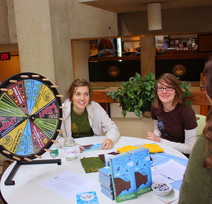 Students at a Bengal Pause table