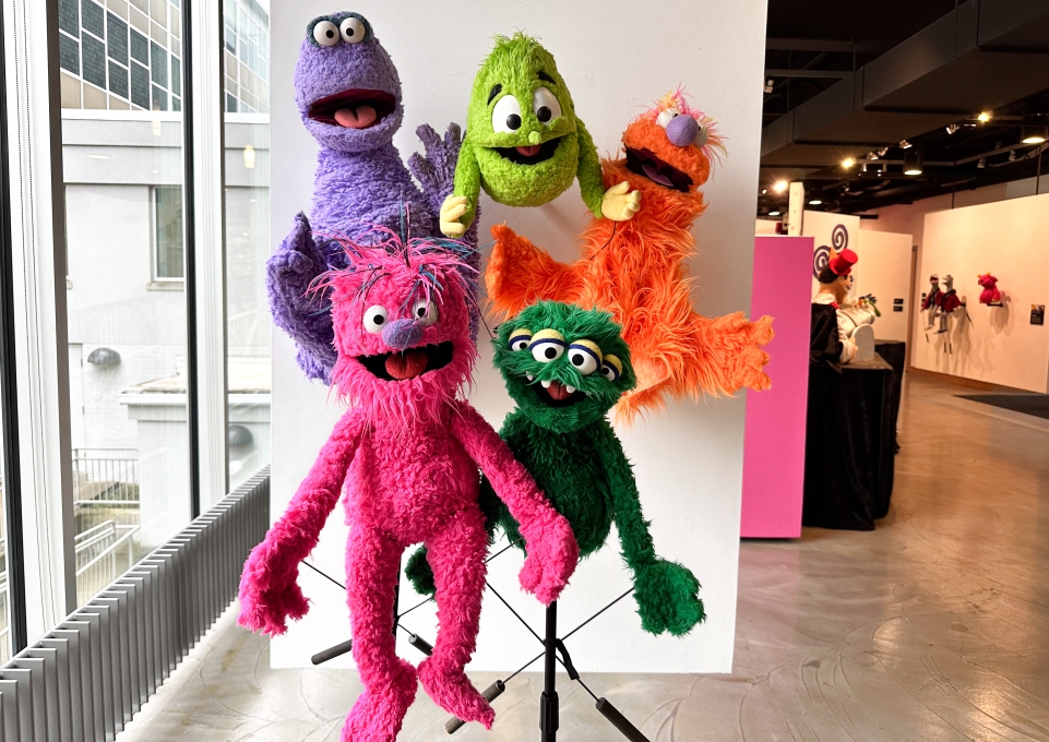 Five Adam Kreutinger puppets